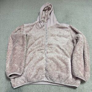 Zyia Jacket Pink Fleece Long Sleeve Full Zip Women’s Size Medium